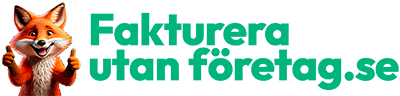Fakturera utan företag