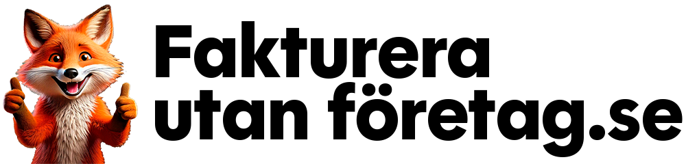 Fakturera utan företag.se