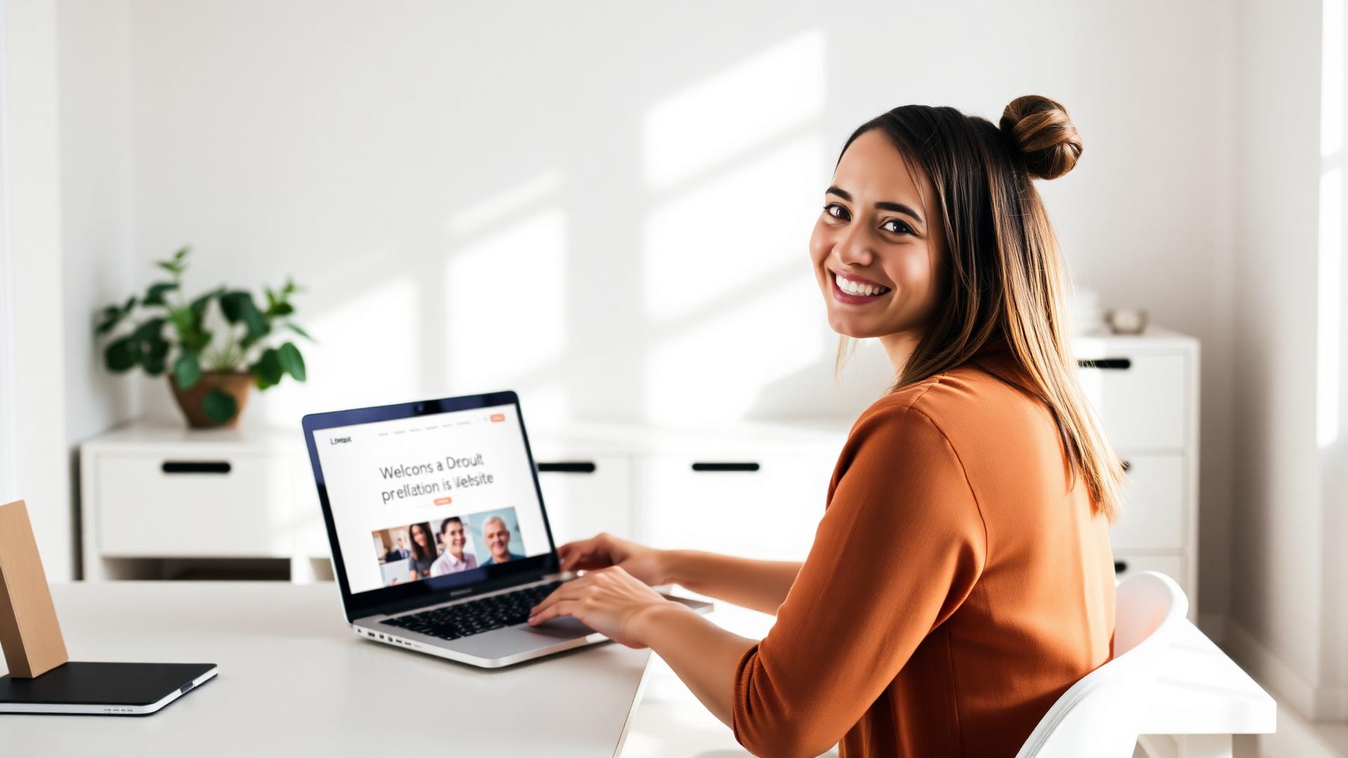 Freelancer with professional website