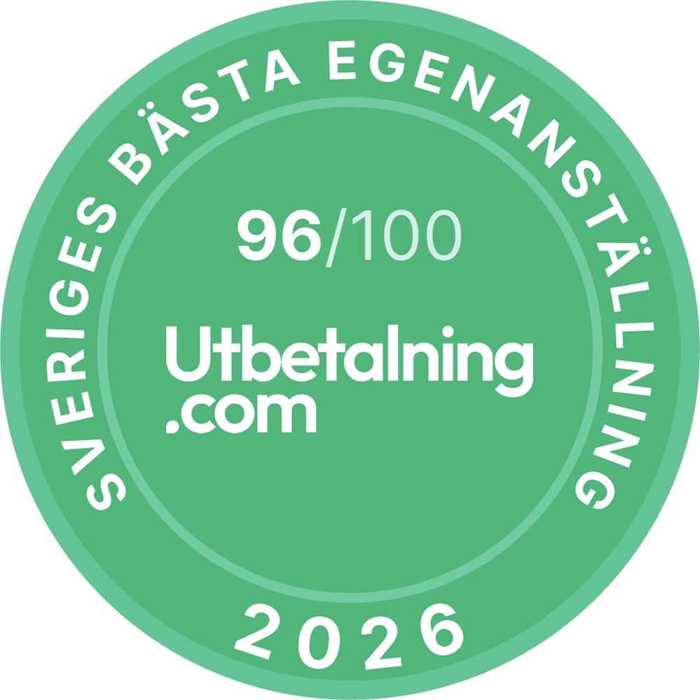 Sveriges bästa egenanställning 2026